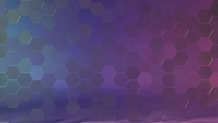 Soft blue to purple gradient wall texture with repeating translucent hexagonal pattern