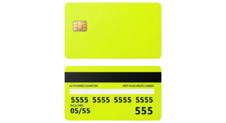 Modern vibrant credit card mockup for financial transactions and secure payments, promoting cashless society and digital banking innovations, finance solution