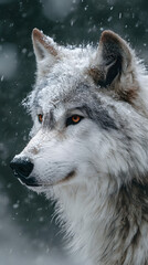Obraz premium wolf in winter
