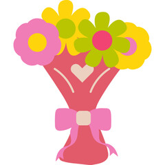 Flat Mother Day Flower