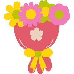 Flat Mother Day Flower