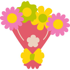 Flat Mother Day Flower