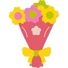 Flat Mother Day Flower