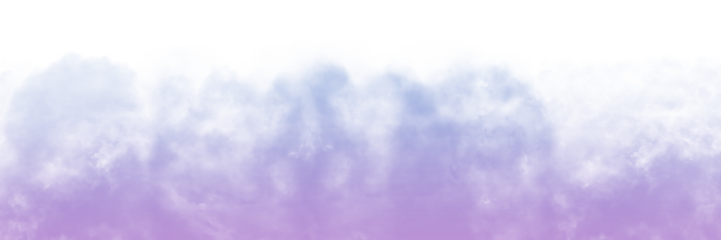 Realistic Purple Color and fog textures on transparent background. Mist, steam, haze, and vapor overlays for photo editing, design