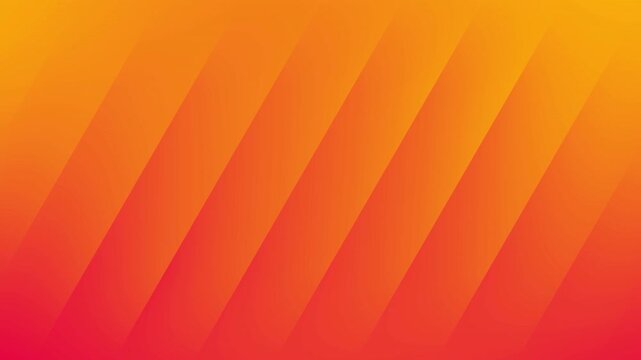 Abstract Orange and Yellow Diagonal Lines Background Animation.