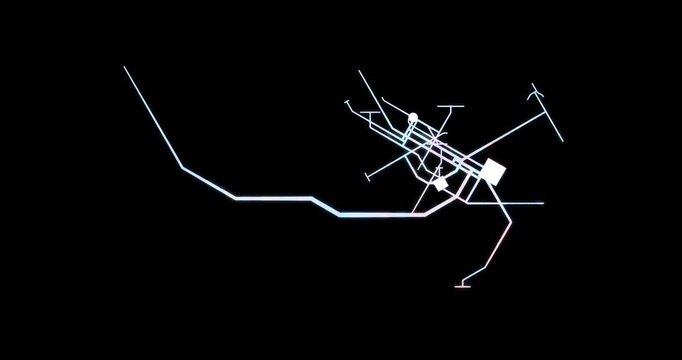 Complex Urban Growth Patterns Mapped Through Detailed Visualization