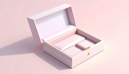 Stunning sapphire engagement ring in a white box placed on rugged dark gravel, symbolizing a bold, outdoor proposal or unique commitment
