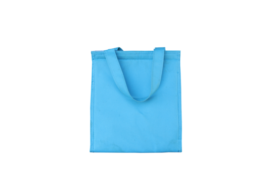 blue shopping bag square style of lifestyle woman