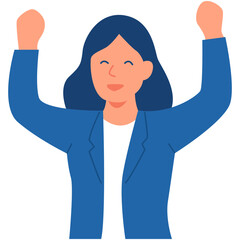 Flat Business People