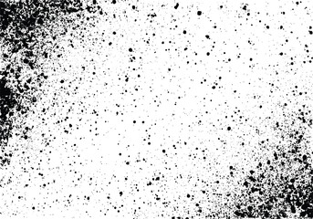 black and white grainy texture background vector illustration. vector grunge rough noise, dots or particles with copy space for design elements. white paper, blank paper background. abstract texture