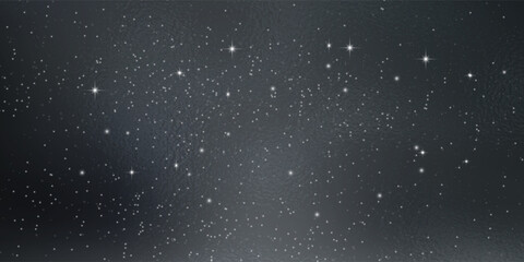 Space stars background. Universe starry pattern with glowing stars. Night sky constellations galaxy. Vector illustration. © Mansur