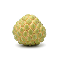 Custard Apple Fruit: Beautiful Round Shape on White Background