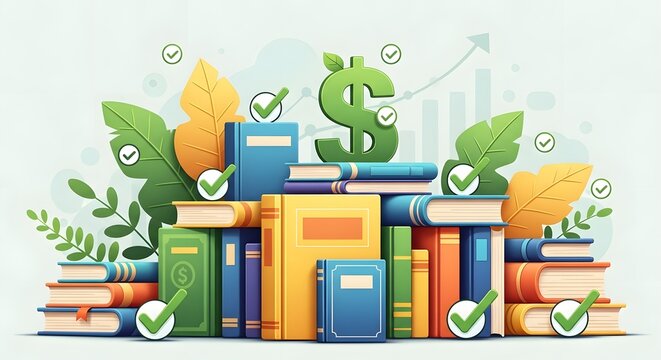 Books and Money - An Investment in Knowledge and Financial Growth.