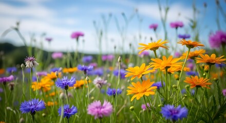 Fototapeta premium flowers in the field