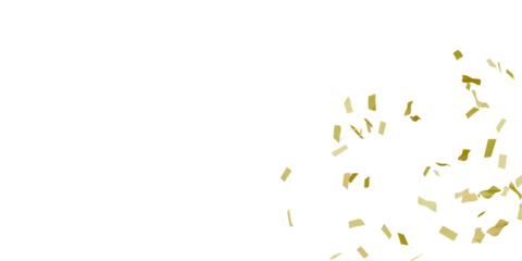 confetti on white background transparent image