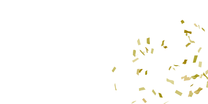 confetti on white background transparent image
