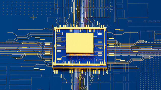High-performance AI chip for 3D rendering