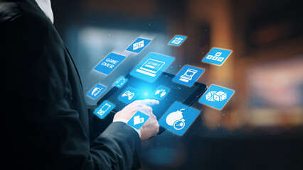 Gaming icons show online gaming, game streaming, and interactive play. Gaming supports esports, game community, and digital gaming experience. Gist