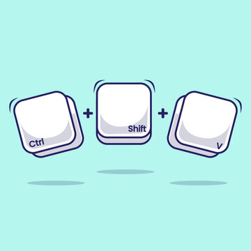 Keyboard, response, typing, writing, technology, techniques, shortcut, modern, user, efficiency, key combination, shortcut cartoon, responsive, modern technology, productivity, stylish, computer, comp