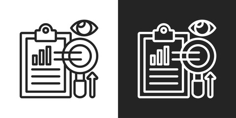 Transparency Icon In Black And White Line Style