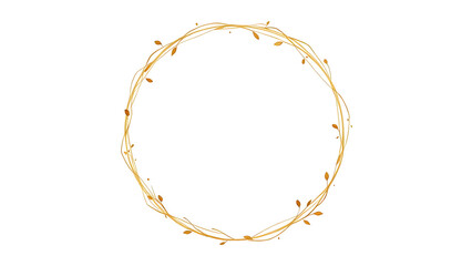 circle made of yellow splashes