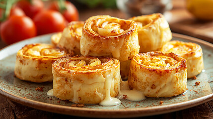 baked potatoes with herbs