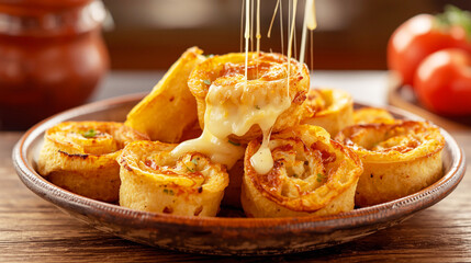 baked potatoes with herbs