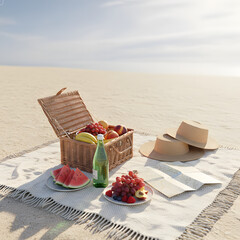 breakfast on the beach