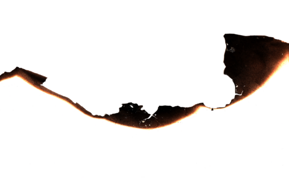 Real Burned Paper Frame, Grunge Texture Background, burning edge