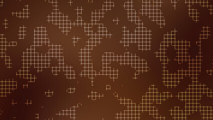 Brown Abstract Grid Mesh Pattern Background for Modern Creative Design