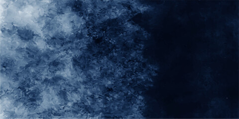 Naklejka premium Abstract dark blue grunge background with a wispy, light smoke texture