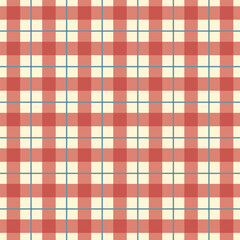 Cute Pastel Plaid and Checkered Pattern Set with Decorative Elements