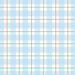 Cute Pastel Plaid and Checkered Pattern Set with Decorative Elements