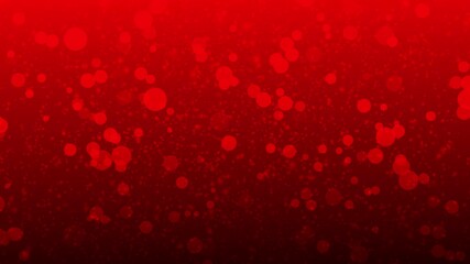 romantic black bokeh red abstract background video, Festive red bokeh lights abstract background. Blurred shiny glitter particles backdrop.
Animation of abstract dust bokeh background in red  - Powered by Adobe