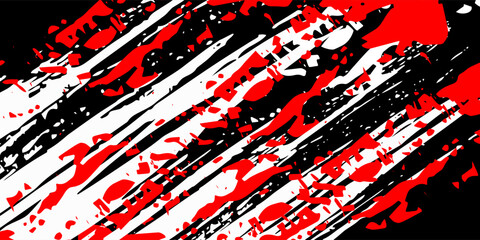 Abstract Red and Black Diagonal Pattern With High Contrast Texture for Modern Design