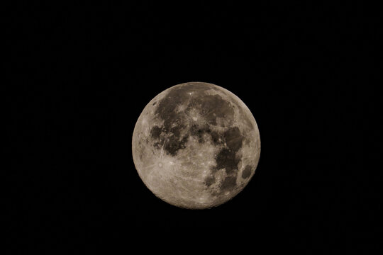 Latvia, Riga 03-05.10.2025. FIA Drifting cup. A full moon with a black sky in the background - Powered by Adobe