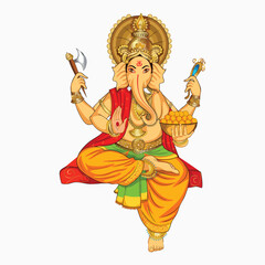 hindu deity gonesh happy ganesh