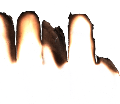 Real Burned Paper Frame, Grunge Texture Background, burning edge