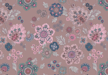 Colorful Geometric Multicolour All Over Fabric Design