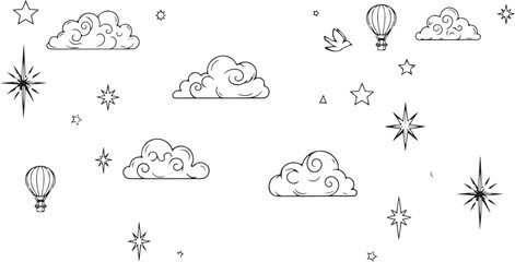 vector set of christmas icons