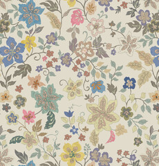 Vibrant Multicolour Abstract All Over Seamless Pattern