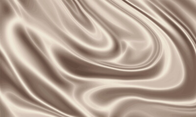 Elegant pale gold silk background design with smooth shiny texture.
