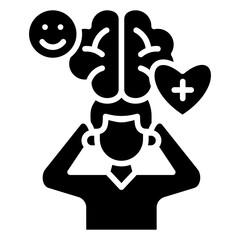 Mental Health  Icon Element For Design