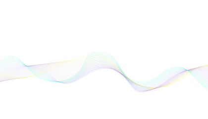 Soft Pastel Gradient Abstract Wavy Line Background