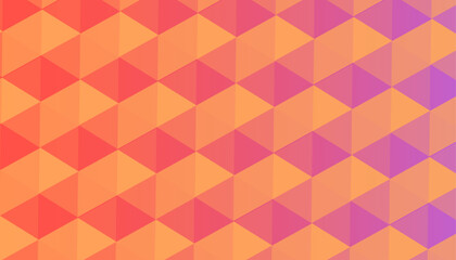 Vibrant Geometric Gradient Triangle Pattern Background