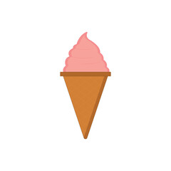 Colorful icon for ice cream