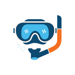 Colorful icon for swimimg