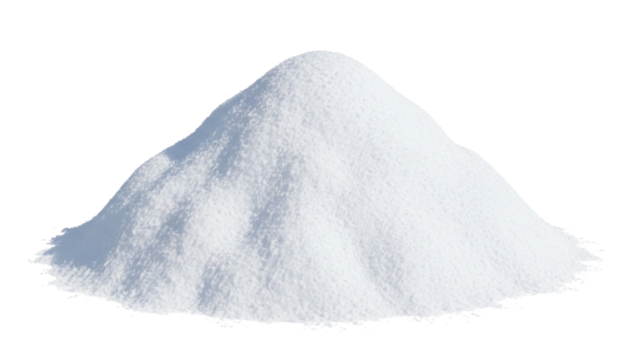 Pile of white powder transparent background cutout png