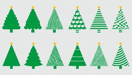 Festive Winter Tree Collection