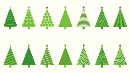 Festive Winter Tree Collection